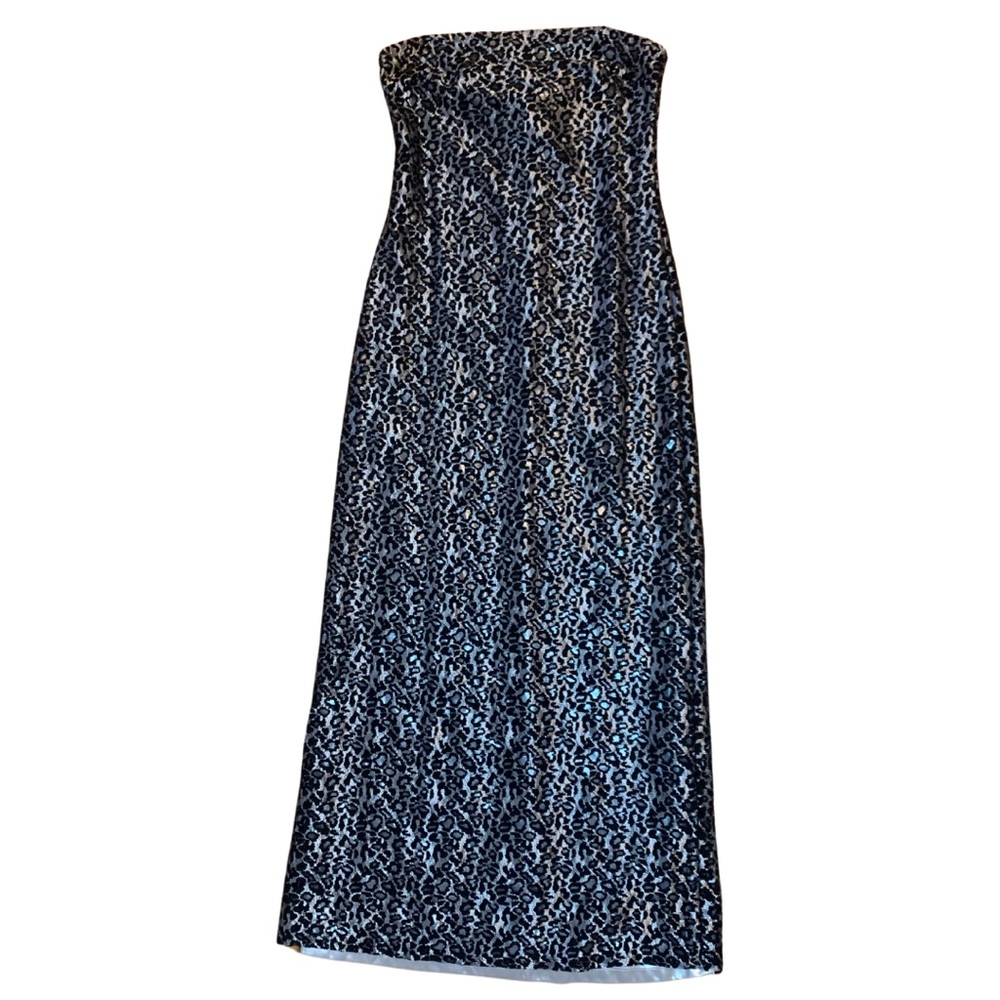 Y2K Rampage strapless lace maxi dress